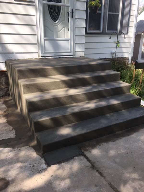 fresh-poured-concrete-steps fresh poured concrete steps
