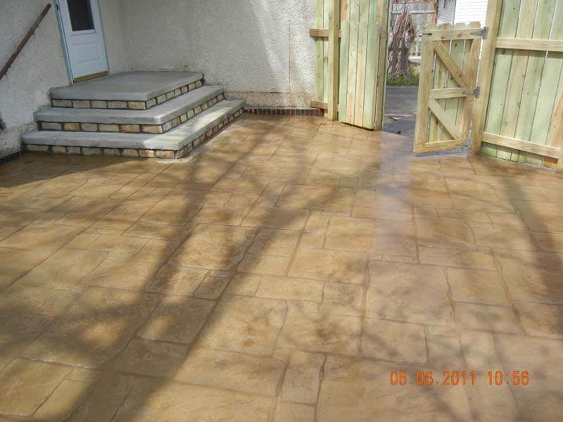 stamped concrete patio Golden Valley