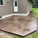 stamped concrete patio