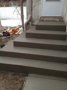concrete porch steps mn
