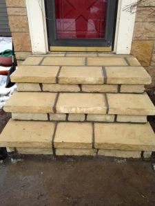 Concrete stone steps minnesota