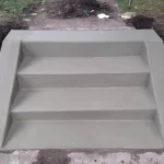 Poured concrete steps Minnesota