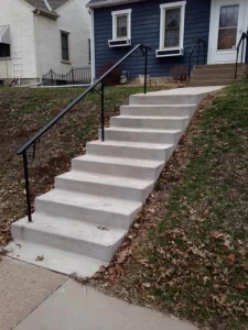 Residential concrete steps mn