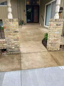 Stamped Concrete Entry