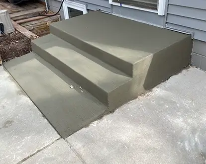 Patio Steps Wohlwend Concrete