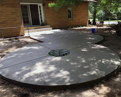 Concrete Patio Wohlwend Concrete