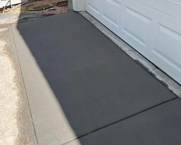 Concrete garage apron MN
